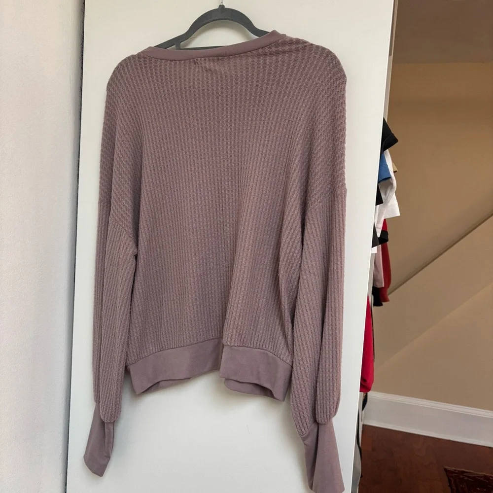 Project Social T Mauve Knit Top - Picture 4 of 4